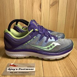 Saucony Women’s Guide ISO Purple Running Shoes